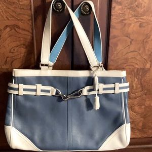 Coach blue purse